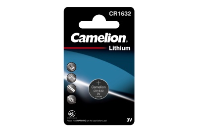 Батарейка CAMELION CR1632 BL-1, 3V литиевая (10/1800)