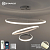 Люстра светодиодная ESTARES AKRILIKA sim 70W 3R-APP-600x1100-WHITE/CLEAR-220-IP20 Управляемая