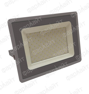 Прожектор светодиодный Фарлайт СДО 100Вт 6500К IP65 серый (1/10)