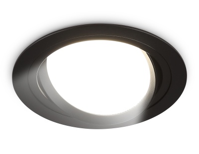 Светильник встраиваемый поворотный AMBRELLA TN51913 BK черный GX53 max 12W D115*23