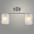 Люстра 07266/2 CR хром 2x40W E27 d420 h245, GNV23