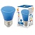 Лампа светодиодная Volpe LED-D45-1W/BLUE/E27/FR/С BELL Колокольчик. матовая Синий