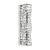Бра настенное светодиодное, LED 20W, 3000К+4000К+6000К, К5 кристалл, 460мм CR.0505-460-1-W-CH