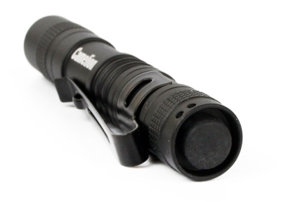 Фонарь CAMELION LED51516 черный, LED XPE, 3 реж 1XLR03 в компл., алюм., откр. блистер