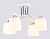Светильник подвесной Ambrella TR303041/4 WH белый E27/4 max 60W 420*420*260