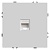 Розетка компьютерная 1-местная RJ-45 (механизм), серия Эмили, RST00-5117-01, белый фарфор