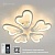 Светильник ESTARES GLORY 100W 5F-APP-610/80-WHITE/WHITE-220-IP20 Управляемый светодиод 