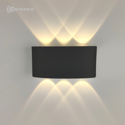 Светильник ESTARES бра  LINZA SIX 6W R-170-WW-BLACK-220-IP54
