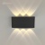 Светильник ESTARES бра  LINZA SIX 6W R-170-WW-BLACK-220-IP54