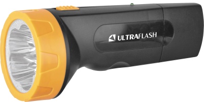 Фонарь ULTRAFLASH LED3827 аккум. 220В черн/желтый 5LED SLA пластик (1/60)