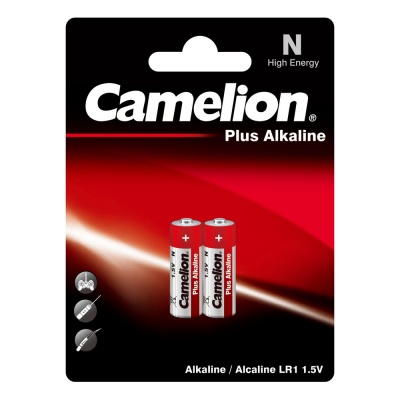 Батарейка CAMELION LR1 Alkaline BL-2, 1.5В (12/384)