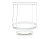 Светильник Ambrella FA6611/2 WH белый 85W D400/600*730 (ПДУ РАДИО 2.4G)
