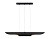 Светильник подвесной Ambrella TN5157/2 BK черный E27/2 max 40W 600*60*1100 подвесной