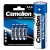 Батарейка CAMELION R03 Blue BL-4 (BP-4 B), 1.5В (48/1152)