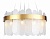 Подвесная люстра с хрусталем Ambrella TR5333/10 GD/FR золото/матовый G9/10 max 40W D500*770