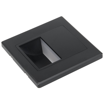 Светильник для ступеней 2Вт 5000К Металл Квадрат Черный General GSTL-ST2-2BT-5K