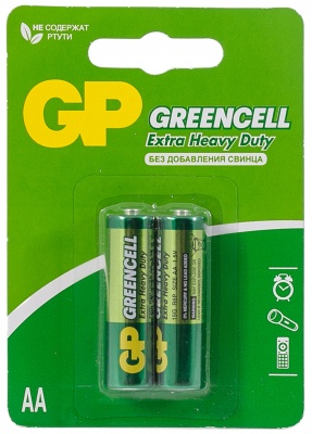 Эл.пит.GP 15G(R6/AA)-BC4 солевой Greencell (000133)(40/320)