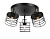 Спот настенно-потолочный AMBRELLA TR8092/3 BK/CH черный/хром E27*3 max 40W D372*190 в стиле лофт