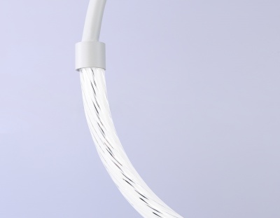 Светильник подвесной светодиодный Ambrella FL10592 WH/CH белый/хром 4200K 11W 305*20*1000 (Без ПДУ)