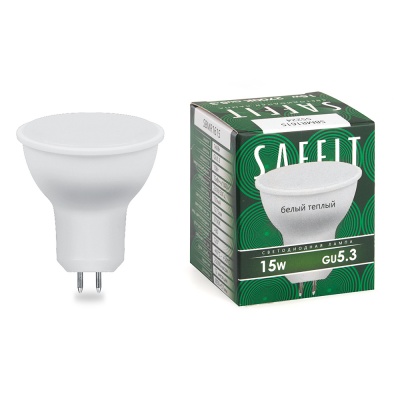 Лампа светодиодная SAFFIT 15W 230V GU5.3 2700K MR16, SBMR1615