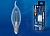 Лампа светодиодная UNIEL LED-CW35-9W/4000K/E14/CL PLS02WH картон