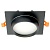 Светильник FERON DL505 15W 230V GX53, IP44, черный, квадрат, без лампы 