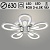 Люстра LI08421/5 PR CR хром 150W+8W LED RGB 3000-6500K d630 ПДУ(ИК) диммер, HN23