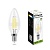 Лампа светодиодная FERON LB-166 7W 230V E14 4000K  филамент C35, диммируемая