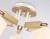 Люстра подвесная Ambrella TR9518/5 WH/GD/FR белый/золото/белый матовый E27*5 max 40W D670*260