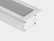Алюминиевый профиль Design LE.4932-W-R LED LE 4932, 2500 мм, белый