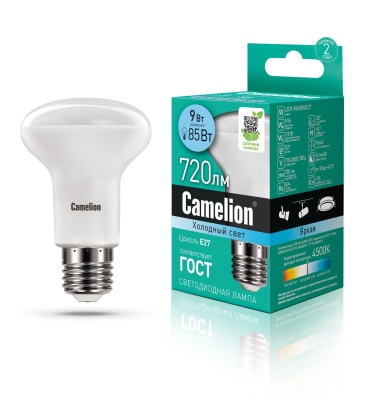 Лампа CAMELION LED9-R63/845/E27 220V
