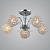 Люстра MH32040/5 CR хром 5х60W E27 d560 h240 crst