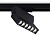 Трековый светодиодный светильник GL6814 BK черный LED 6W 4200K 24° 115*22*87