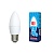 Лампа светодиодная VOLPE LED-C37-7W/NW/E27/FR/NR картон 4000K Серия Norma