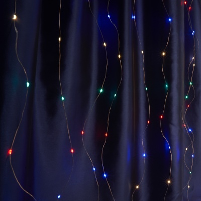 Гирлянда USB 240 LED 2*2м, мульти, IP20 , сетевой шнур 2м в комплекте, CL590