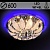 Люстра 55547/600 CR хром 8х40W E14 LED-WT+Blue ПДУ d600, SDA22