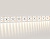 Светодиодная лента AMBRELLA GS3901 2835 324Led/ 26W m/ 24V IP20 3000K/ 5000*18*1.2mm (2 конт.)