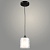 Подвес N6543/1HQ BK черный 1х60W E27 d120 h800, QH24