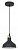 Светильник подвесной CAMELION PL-425S C62 черный + медь (Amsterdam) 60W, 1хE27, 230B (1/12)