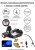 Фонарь ULTRAFLASH LED5339 налоб акк 3,7В, черн., LED+синий LED, 5 Вт, фокус, 2 ак. 4 реж, USB, са