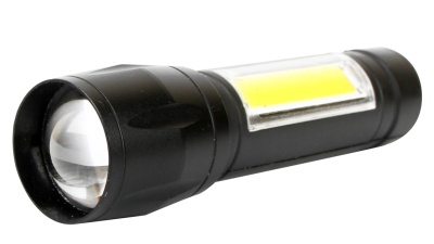 Фонарь ULTRAFLASH E1337 аккум. 3,7В, черный, XPE + COB LED, 3 Вт, 3 реж., Micro - USB, бокс