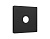 AP8130 Лицевая панель ALFA (Черный матовый) для TV розетки QUANT