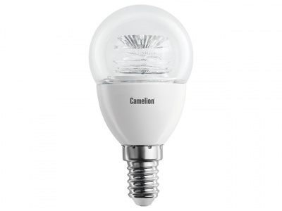 Лампа CAMELION LED5.5-G45-CL/845/E14 220V 5.5W (1/10/100)