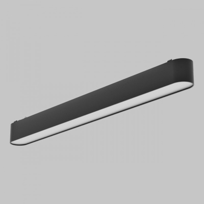 Светильник линейный рассеянного света для ультратонкого магнитного шинопровода 48В 16Вт, Черный IL.0