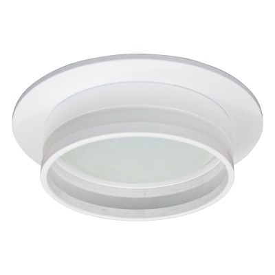 Светильник FERON DL502 15W 230V GX53, белый, круг, без лампы, LUNA