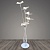 Торшер 9985 WT белый 5x5W LED h1500, BTH23