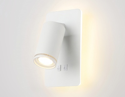 Светильник настенный Ambrella FW2465 WH белый LED 4200K 9W 185*105*150 с выключателем