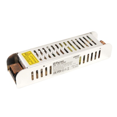 Трансформатор электронный FERON LB009 для светодиодной ленты 60W 12V (драйвер),