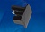 Заглушка торцевая UNIEL  UFB-C41 BLACK 1 POLYBAG для шинопровода. Цвет — черный. 
