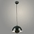 Подвес N5645/1HQ BK черный 1х40W Е27 d230 h800, QH23